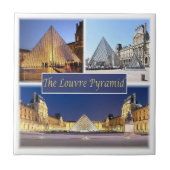 Carreau zFR047 LE LOUVRE PYRAMID, Paris, France, (Devant)