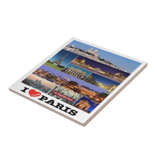 Carreau zFR057 PARIS "I Love", France,