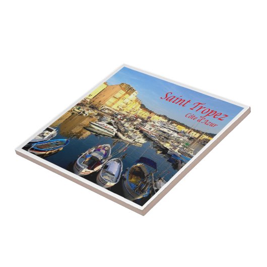 Carreau zFR078 SAINT TROPEZ Riviera française, France, (Côté)