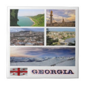 Carreau zGE005 GÉORGIE, Asie, (Devant)