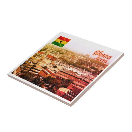 Carreau zGH003 ACCRA Nord, Ghana, Afrique, (Côté)