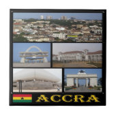 Carreau zGH004 ACCRA, Mosaic, Ghana, Afrique, (Devant)