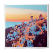 Carreau zGR011 SANTORINI, Grèce, (Devant)