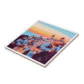 Carreau zGR011 SANTORINI, Grèce, (Côté)