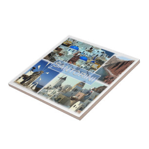 Carreau zGR019 SANTORINI, Σαντορίνη, Grèce,