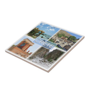 Carreau zGR021 potpourri de CRETE, Grèce, Europe,