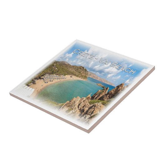 Carreau zGR022 CRETE, Grèce, (Côté)