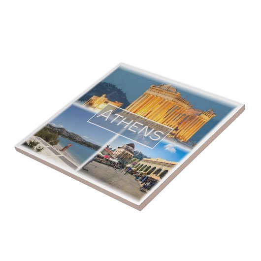 Carreau zGR024 ATHÈNES, Grèce, (Côté)