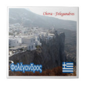 Carreau zGR027 FOLEGANDROS, Grèce, (Devant)