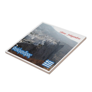 Carreau zGR027 FOLEGANDROS, Grèce,