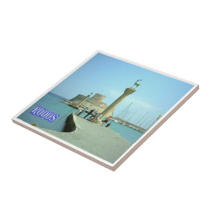 Carreau zGR036 RHODES, Grèce,