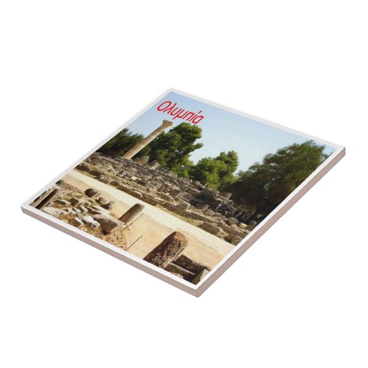 Carreau zGR045 OLIMPIA, Grèce, (Côté)