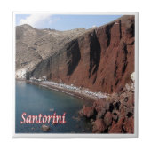 Carreau zGR072 SANTORINI Thera, Grèce, (Devant)