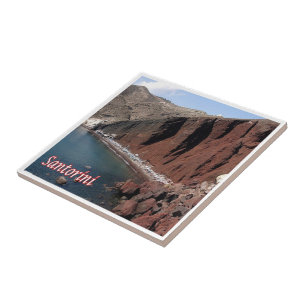 Carreau zGR072 SANTORINI Thera, Grèce,