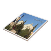 Carreau zGR081 SANTORINI, Monastère, Grèce, (Côté)