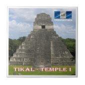 Carreau zGT010 TIKAL N.P. Temple I, Guatemala, (Devant)