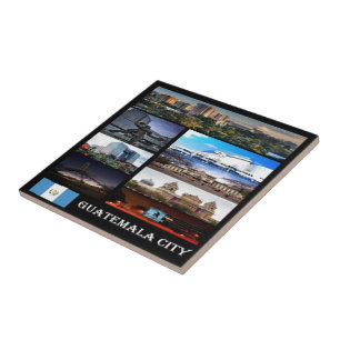 Carreau zGT023 GUATEMALA City, Mosaic, Amérique,