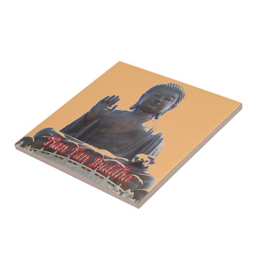 Carreau zHK020 TIAN TAN BUDDHA, Hong Kong, (Côté)