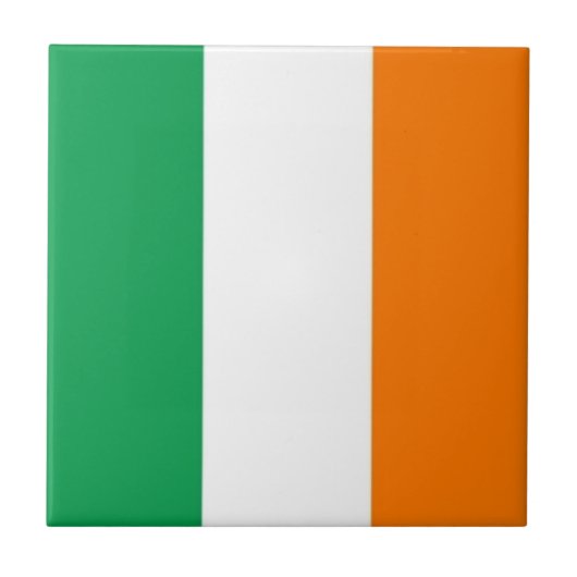 Carreau zIE001 Irish FLAG, IRLANDE, (Devant)