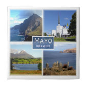 Carreau zIE003 MAYO - Mosaic, Irlande, (Devant)