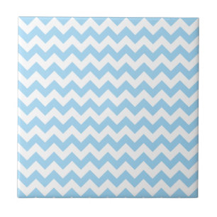 Carreau Zigzag bleu, Chevron bleu, Motif géométrique