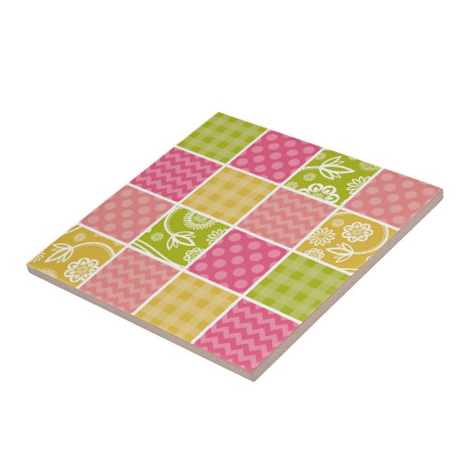 Carreau Zigzag, Chevron, Pois, En vichy, Patchwork (Côté)