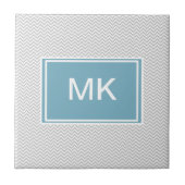 Carreau ZigZag gris simple (Devant)