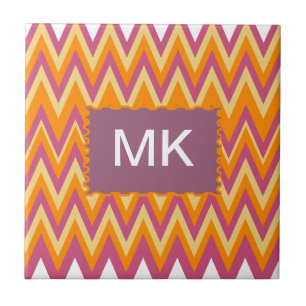 Carreau Zigzag tribal aztèque