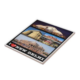 Carreau zIN005 j'aime NEW DELHI, Inde, Asie,