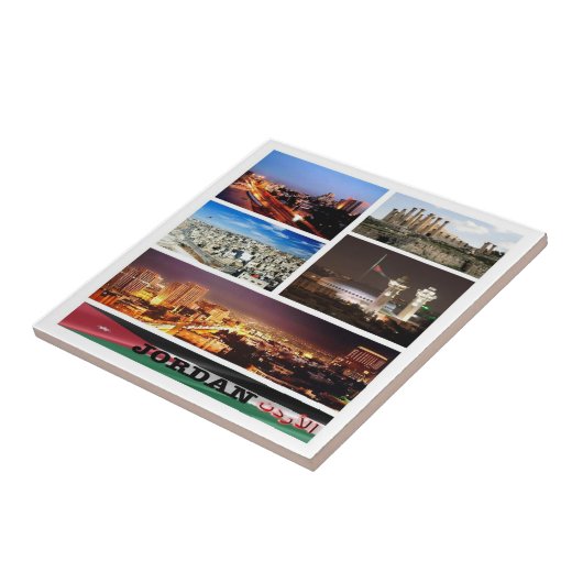 Carreau zJO006 JORDANIE, Asie, zJO06 (Côté)