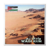 Carreau zJO017 désert WADI RUM, Jordanie, Asie, (Devant)