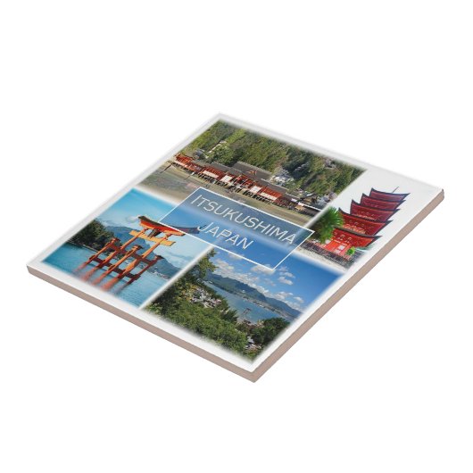 Carreau zJP004 ITSUKUSHIMA MIYAJIMA, Japon, (Côté)