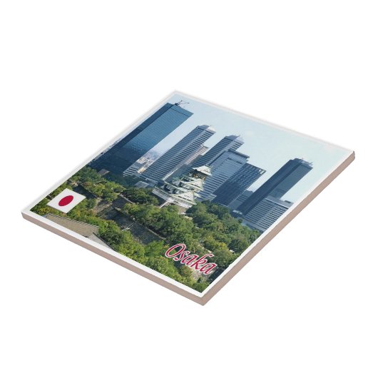 Carreau zJP011 OSAKA, Japon, Asie, (Côté)