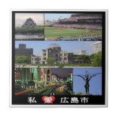 Carreau zJP013 i love HIROSHIMA, Japon; Asie, (Devant)