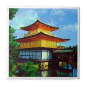 Carreau zJP015 Kyoto KINKAU, Pavillon d'or, (Devant)