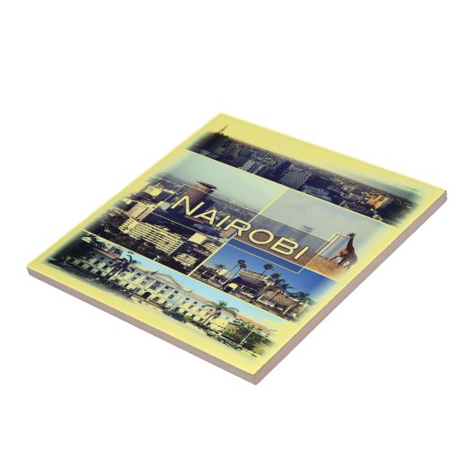 Carreau zKE026 NAIROBI, Kenya, Afrique, (Côté)