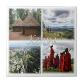 Carreau zKE031 KENYA, Mosaïque, Afrique, (Devant)