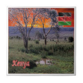 Carreau zKM005 COMOROS, Karthala, Afrique, (Devant)