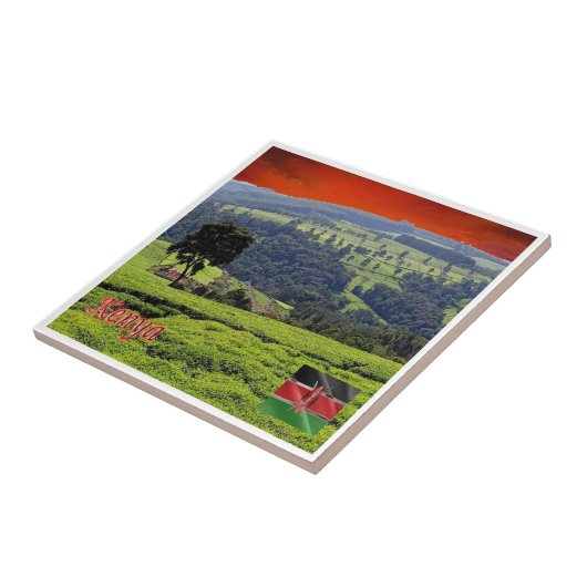 Carreau zKM006 COMOROS, Panorama, Afrique, (Côté)