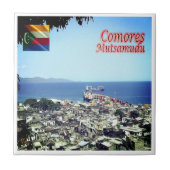 Carreau zKM009 MUTSAMUDU, Comores, Afrique, (Devant)