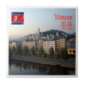 Carreau zKP004 WONSAN, Corée du Nord, Asie, (Devant)