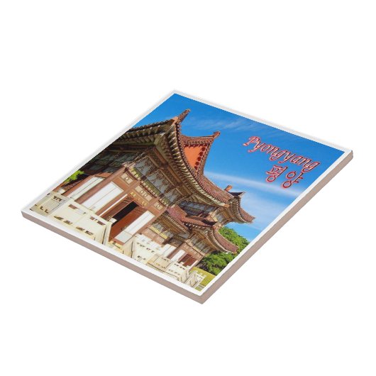 Carreau zKP005 Tomb King Tongmy, PYONGYANG, Corée du Nord, (Côté)