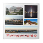 Carreau zKP007 PYONGYANG, Corée du Nord, Asie, (Devant)