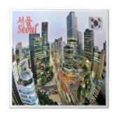 Carreau zKR006 SÉOUL panorama, Corée du Sud, (Devant)