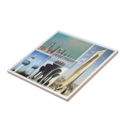 Carreau zKW003 KUWAIT mosaïque, Asie, (Côté)