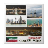 Carreau zKW004 KUWAIT collage, Asie, Fridge (Devant)