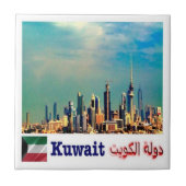 Carreau zKW007 AL KUWAIT ville panorama, Asie, (Devant)