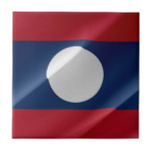 Carreau zLA002 brandissant un LAGO, (Devant)