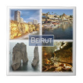 Carreau zLB004 BEIRUT, Liban, Asie, (Devant)