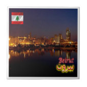 Carreau zLB009 BEIRUT, Liban, Asie, (Devant)